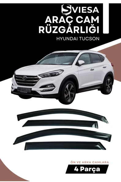 HYUNDAI TUSCON uyumlu oto camlara özel ölçü cam rüzgarlığı rüzgarlık - 1