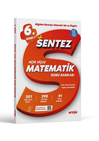 Artıbir Yayınları 6. Sınıf Sentez Matematik Açık Uçlu Soru Bankası ürün görseli