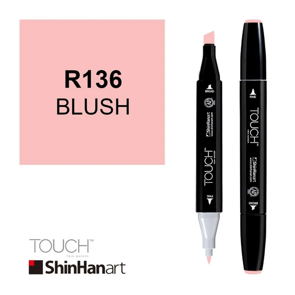 Touch Twin Brush Marker R136 Blush ürün görseli