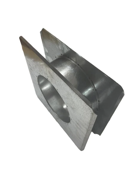 KONTEYNER SOBA BORU ÇIKIŞ ZIVANASI KARE İZOCAMSIZ 13CM (20X20) - 3