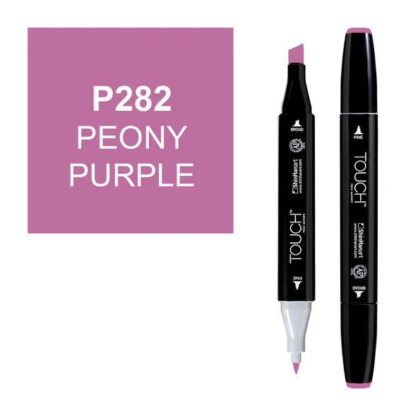 Touch Twin Marker P282 Peony Purple ürün görseli