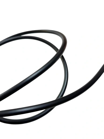 Aydınlatma Elektrik Kablosu (2x0,50 TTR Yuvarlak Tip) (Tam Bakır) Siyah 3 Metre - 3