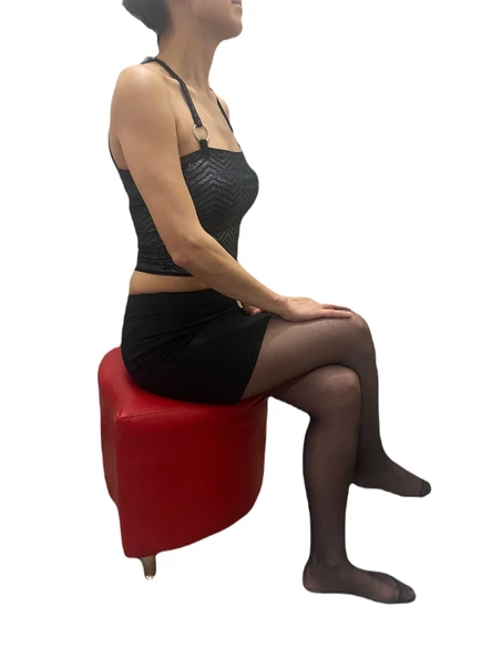 Siyah Kumaş Astarlı Fermuarlı Mini Dar Etek - 2