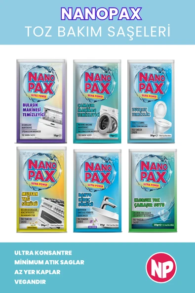 BANYO - KİREÇ SÖKÜCÜ TOZ TEMİZLİK SAŞESİ (12 adet X 20gr) - 6