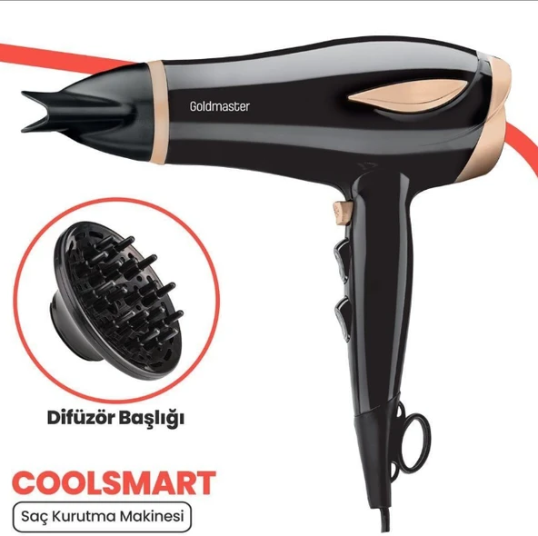 GOLDMASTER COOLSMART IN-6130 SAÇ KURUTMA MAKİNESİ