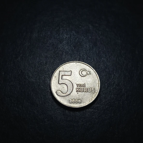 Escoines 3996368b72ed56680c 2006 5yeni kuruş para - Resim 5