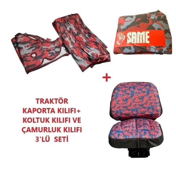 Same 60 ve Same 80 Klasik İthal Traktör Kılıfı Branda-2023 ve Öncesi - Resim 2
