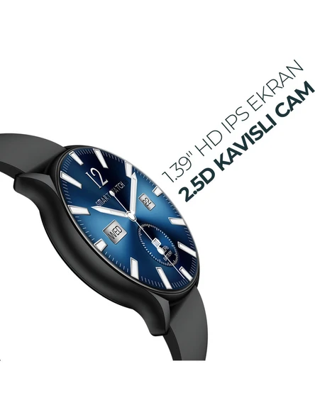 ZeBlaze Btalk 3 Plus Siyah Akıllı Saat - 4