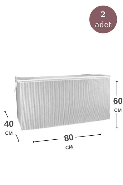 2’li Mega Boy Yorgan Hurcu Set, Yorgan Yastık Battaniye Kıyafet Çamaşır Düzenleyici (80x60cm) 2 Adet - Resim 2