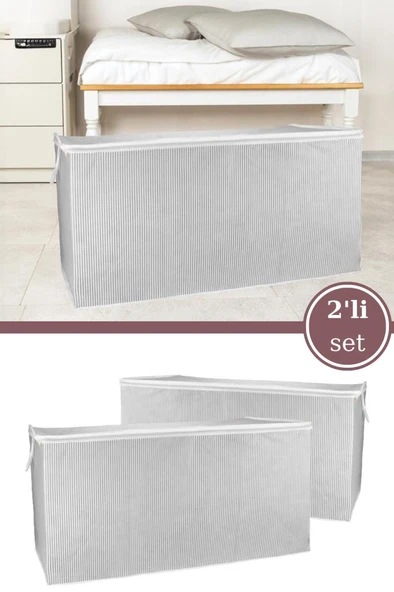 2’li Mega Boy Yorgan Hurcu Set, Yorgan Yastık Battaniye Kıyafet Çamaşır Düzenleyici (80x60cm) 2 Adet ürün görseli