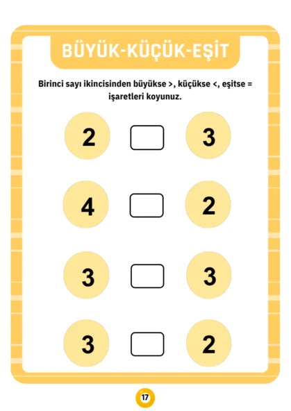 Okul Öncesi ve Birinci Sınıflar İçin Matematik Alıştırmaları Yaz-Sil Kitabı - 4