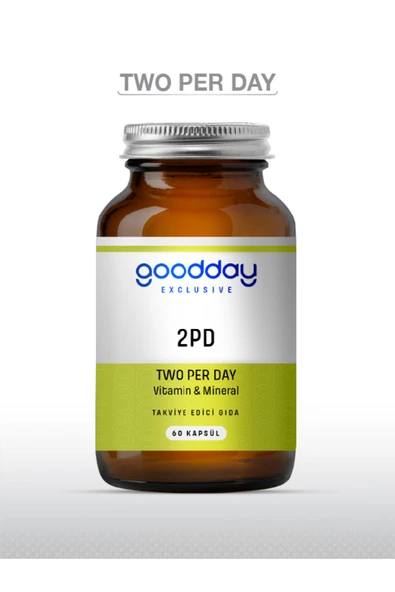 Goodday 2PD Two Per Day Multi Vitamin 60 Kapsül ürün görseli