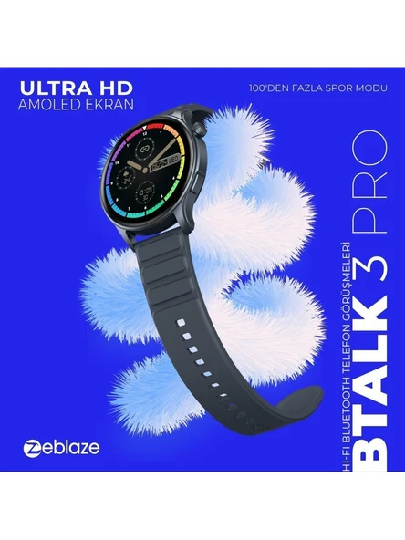 ZeBlaze Btalk 3 Pro - Rose Pink Akıllı Saat, Zarif Ve Fonksiyonel, Uyku İzleme - 4