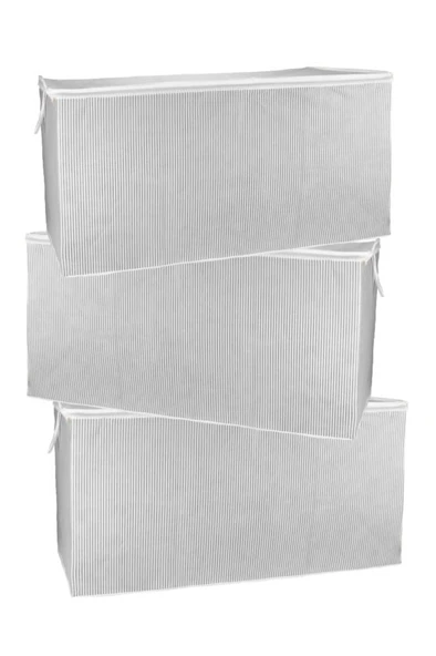 3’lü Mega Boy Yorgan Hurcu Set, Yorgan Yastık Battaniye Kıyafet Çamaşır Düzenleyici (80x60cm) 3 Adet - Resim 3