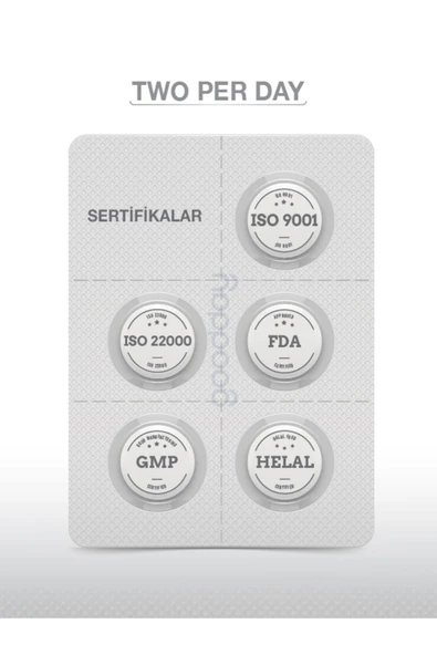 Goodday 2PD Two Per Day Multi Vitamin 60 Kapsül - Resim 6
