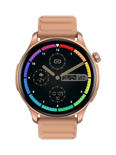 ZeBlaze Btalk 3 Pro - Rose Pink Akıllı Saat, Zarif Ve Fonksiyonel, Uyku İzleme