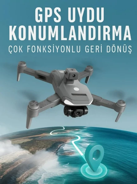 Ozmik C29S Hava Dronu 4K 200 MP HD Kamera  4,5 LCD Kumanda  GPS & Engel Kaçınma - 3