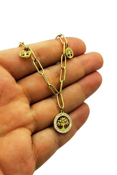 Hayat Ağacı Zarif Kolye - Resim 3