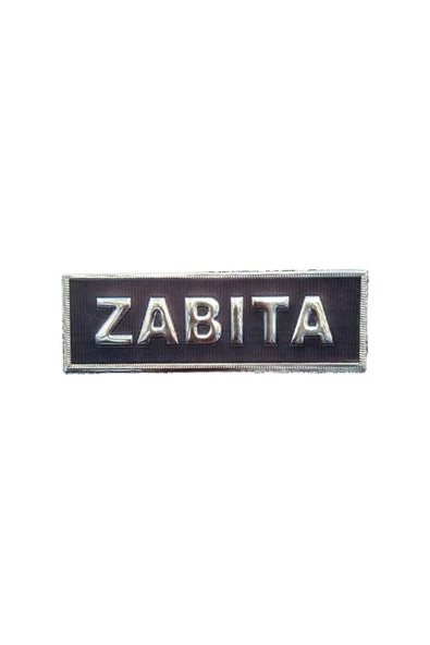 ''ZABITA'' Cep Yazısı 3d Plastik, 2025 Yeni Tip, Cırtlı, 1. Kalite - 1