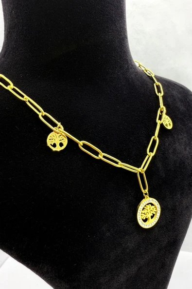 Hayat Ağacı Zarif Kolye - Resim 2