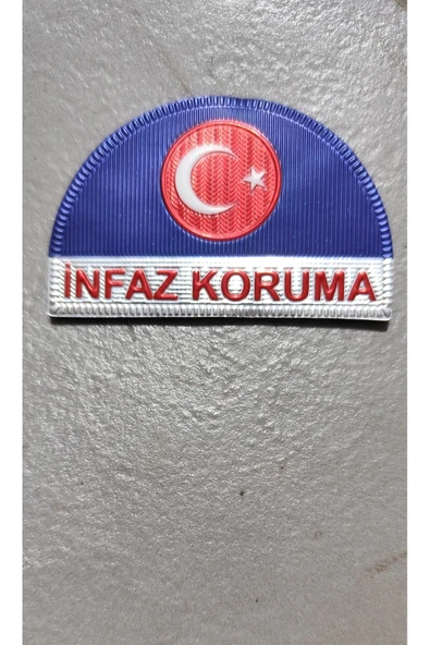 ''İNFAZ KORUMA'' Ceza ve Tevkifevleri Arması 3d Plastik, 2025 Yeni Tip, Cırtlı, 1. Kalite ürün görseli