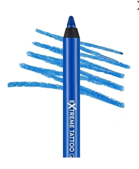 Flormar Extreme Tattoo Ekstra Kalıcı Mat Jel Göz Kalemi 012 Blue Dream - Resim 3