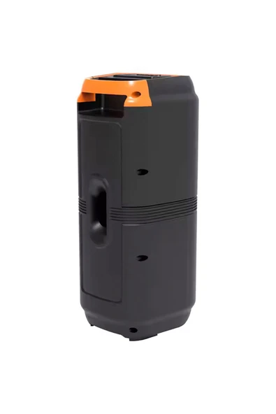 2132 Siyah Mikrofonlu RGB Ledli Taşınabilir Bluetooth Hoparlör Parti Speaker - 4