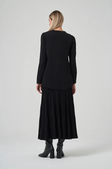 Nuss Boncuk İşlemeli Pilise Etekli Merserize Takım 1352 - Resim 2