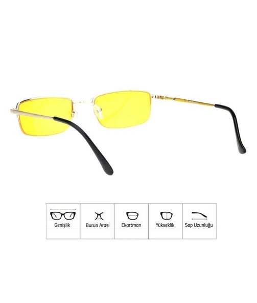 Zhltools Gece Gündüz Sürüş Gözlüğü Metal Çerçeveli - Resim 2