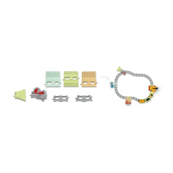 10428 Lego Duplo  Büyük İnteraktif Mahalle Treni 103 parça +3 yaş - 4