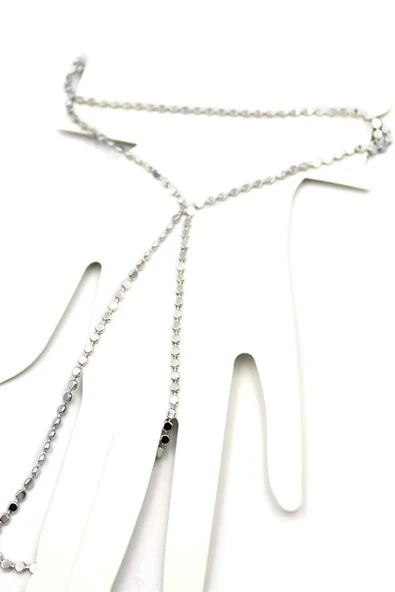 Ezme Zincir Şahmeran - Gümüş - Resim 2