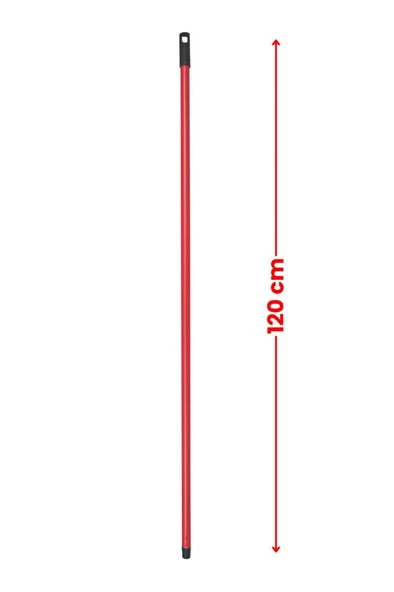 Standart Mop Temizlik Kovalarıyla Uyumlu Sap ve Paspas Seti, 120cm Vidalı Metal Sap + Papatya Paspas - Resim 3