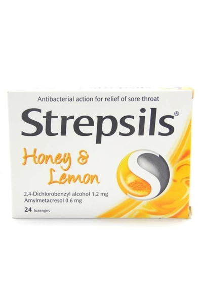 Strepsil Bal ve Limon Aromalı 24lü Pastil