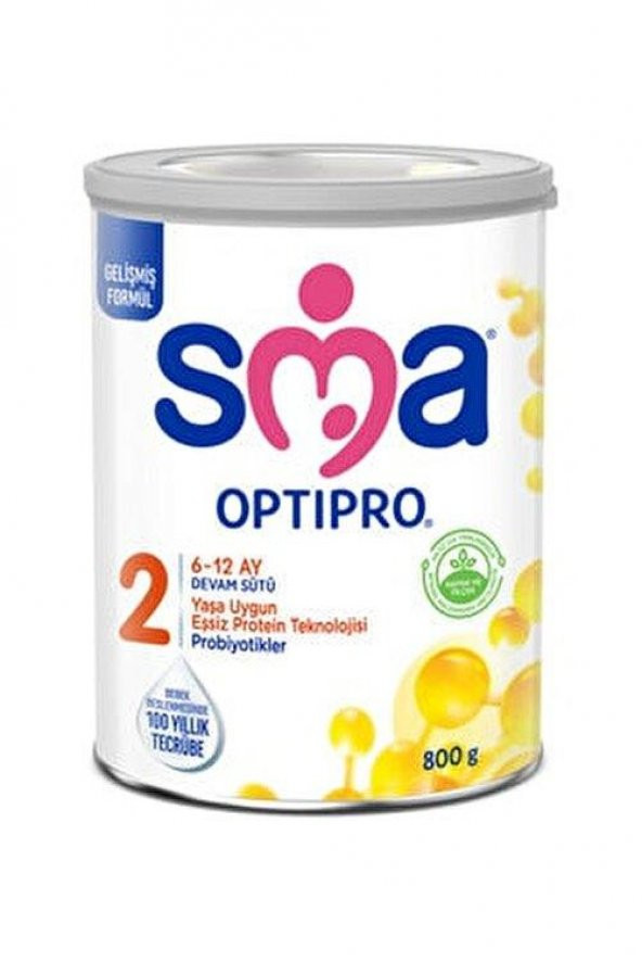 SMA 2 Optipro Probiyotik 6 - 12 Ay Devam Sütü 800