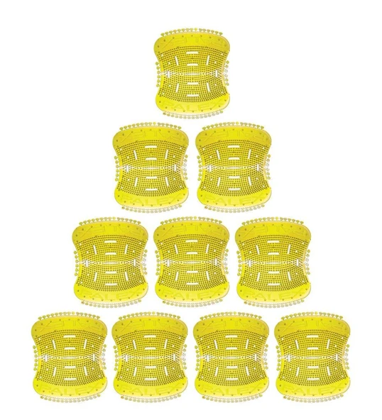 Omnisoft PLX 3601-0 Pisuvar Süzgeç Koku Giderici Silikon Sarı 10 Adet