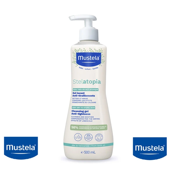 Mustela Stelatopia Cleansing Gel Çok Kuru Ciltler İçin Şampuan 500 ml