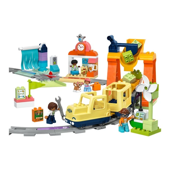 10428 Lego Duplo  Büyük İnteraktif Mahalle Treni 103 parça +3 yaş - Resim 2