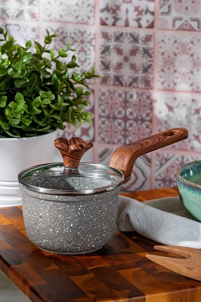 Dark Silver Biogranit Mini Sos Tenceresi 10 cm ürün görseli