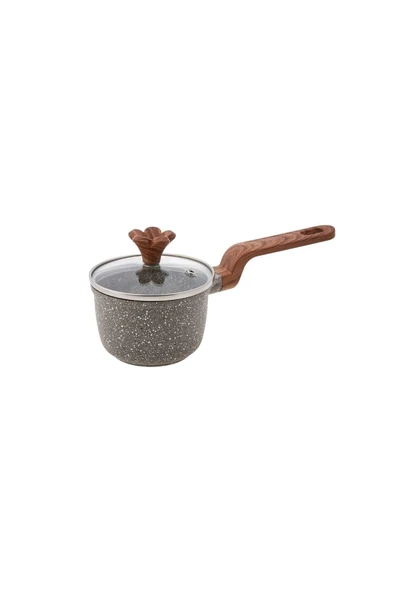 Dark Silver Biogranit Mini Sos Tenceresi 10 cm - Resim 4