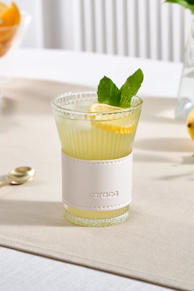 Leather Cool Touch Latte Bardağı 210 ml Sedef - Resim 4