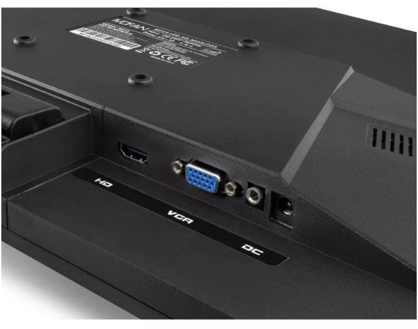 Mofan MF19 LED Hd Monitör Hoparlör HDMI + VGA 75HZ 1440X900 IPS Panel Siyah - Resim 2