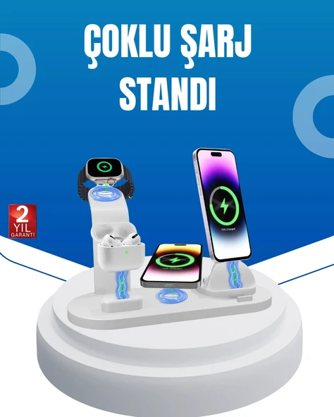 Aşırı Şarj Koruması Sunan Kablosuz Şarj Cihazı ürün görseli 1