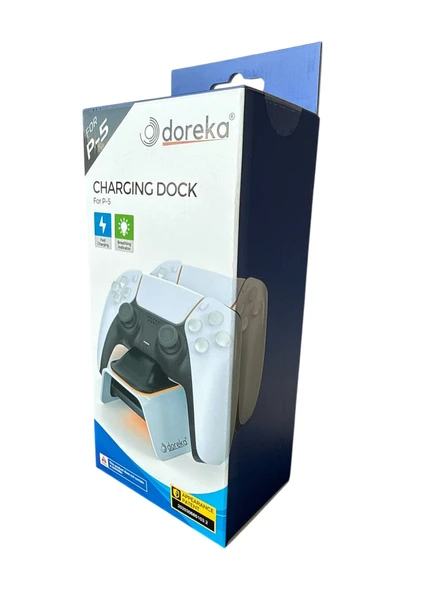 Doreka PS5 DualSense Şarj İstasyonu Playstation 5 Uyumlu Charging Station - TP5-0521E - 4