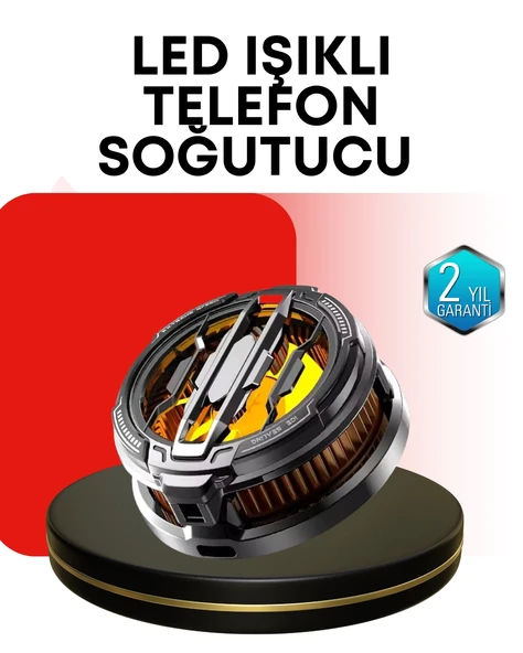 RGB Işıklı Sessiz Fanlı Telefon Soğutucu ürün görseli 1