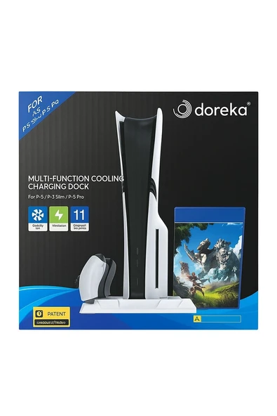 TP5-3537D PS5 Slim ve Tüm Modeller için Multi Fonksiyon Soğutma ve Şarj Ünitesi ürün görseli