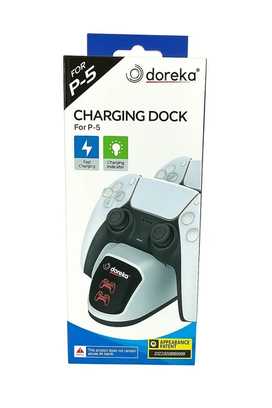 Doreka Ps5 Dualsense Şarj Istasyonu Playstation 5 Uyumlu Charging Station TP5-0515B ürün görseli