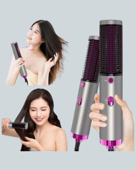 Ergonomik Tasarımlı Hafif ve Taşınabilir Sıcak Hava Fırçası - Resim 4