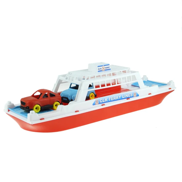 Oyuncak Gemi Arabalı Feribot 40 Cm - 1