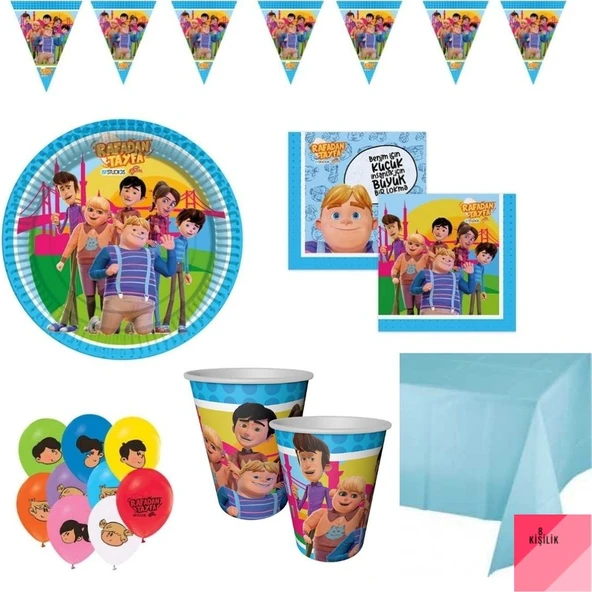 Parti Sürprizi Rafadan Tayfa Parti Set 8 Kişilik ürün görseli