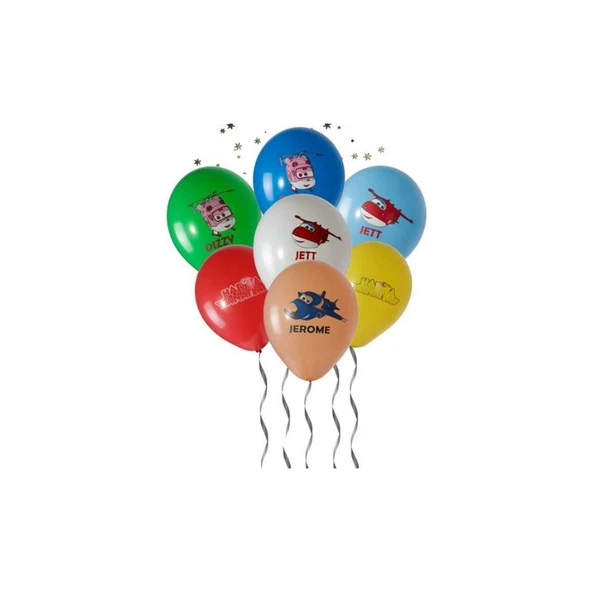 Parti Sürprizi Harika Kanatlar Karışık Renk Latex Balon Adet ürün görseli